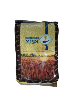 Крупа кукурудзяна 1 кг ТМ Українська мрія